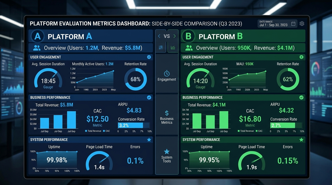 Dashboard de Comparación